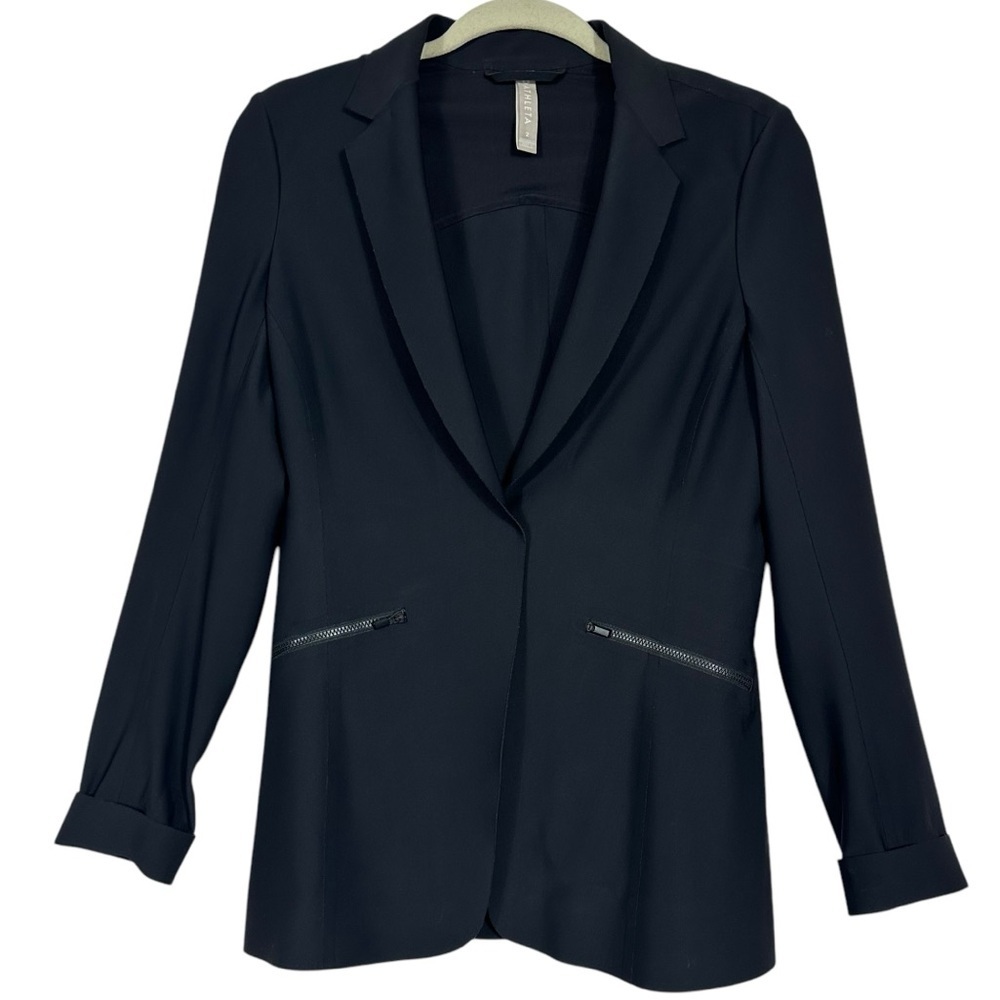 Athleta Interstellar Black Jacket Size 2 - image 5